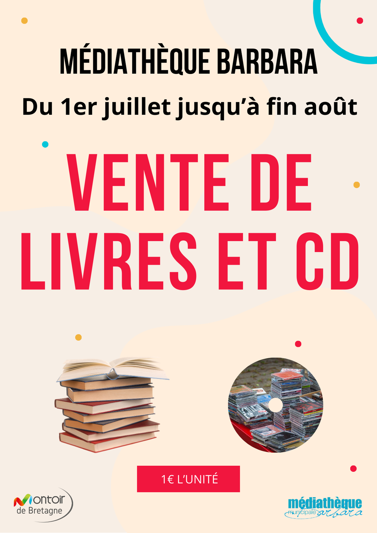 2024 Vente de cd et livres