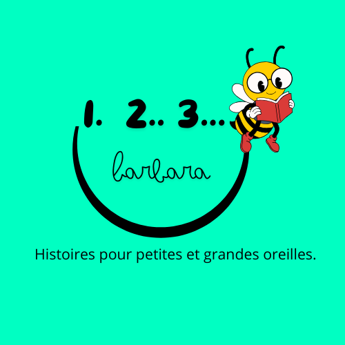 abeille qui lit un livre rouge sur fond vert