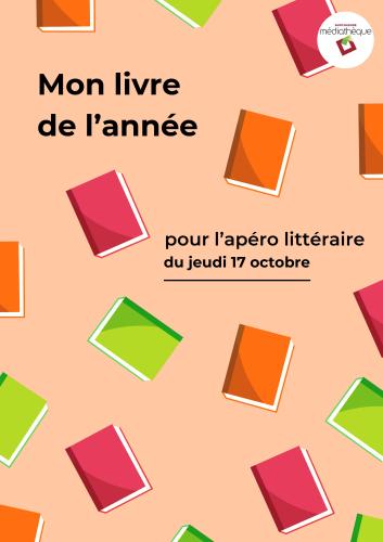 Affiche de l'opération "Mon livre de l'année" en 2024