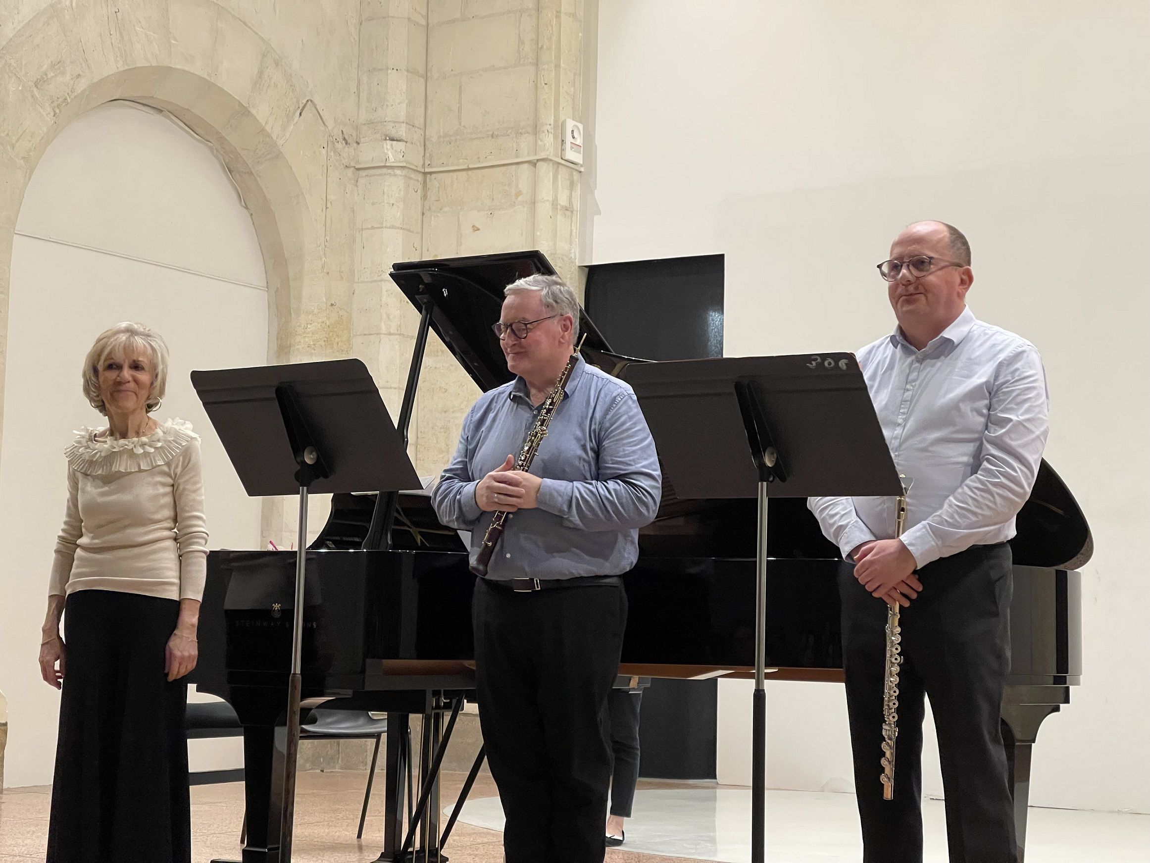 photo de Laurence Chiffoleau, Thierry Bréhu et Christian Chourot 