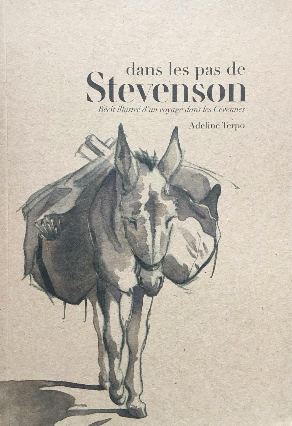 Couverture du livre "Dans les pas de Stevenson"