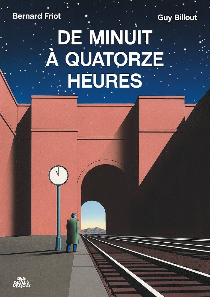 Couverture du livre "De minuit à quatorze heures"