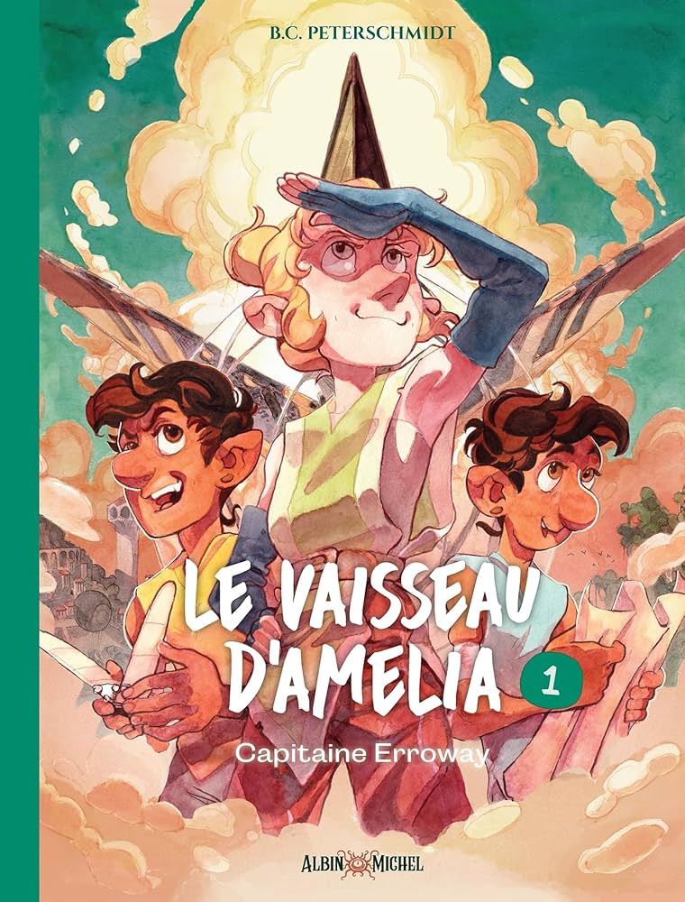 Couverture de la BD "Le vaisseau d'Amelia "