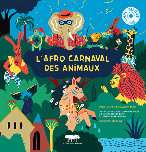 Couverture du livre "L'afro carnaval des animaux"
