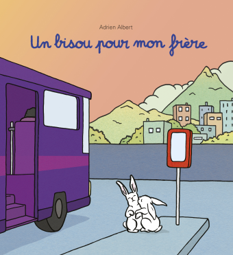 Couverture du livre "Un bisou pour mon frère"
