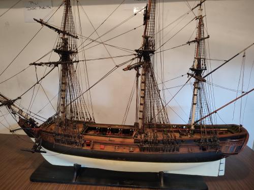 Maquette d'une frégate