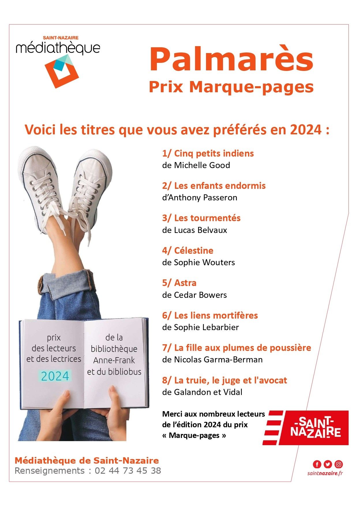 Affiche du prix Marque-Pages